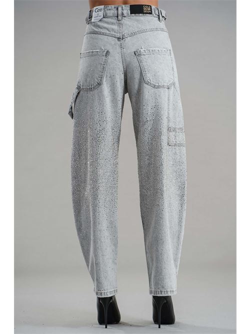 Jeans Baggy gold digger denim | CHARLI-PNDENIM GRIGIO